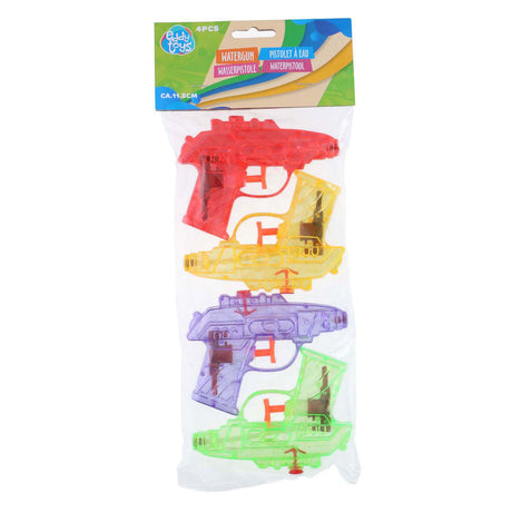 Pistolas de agua Edco 11,5 cm, 4 uds.
