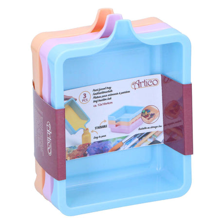 Paleta de mezclas de pintura, 3 uds.
