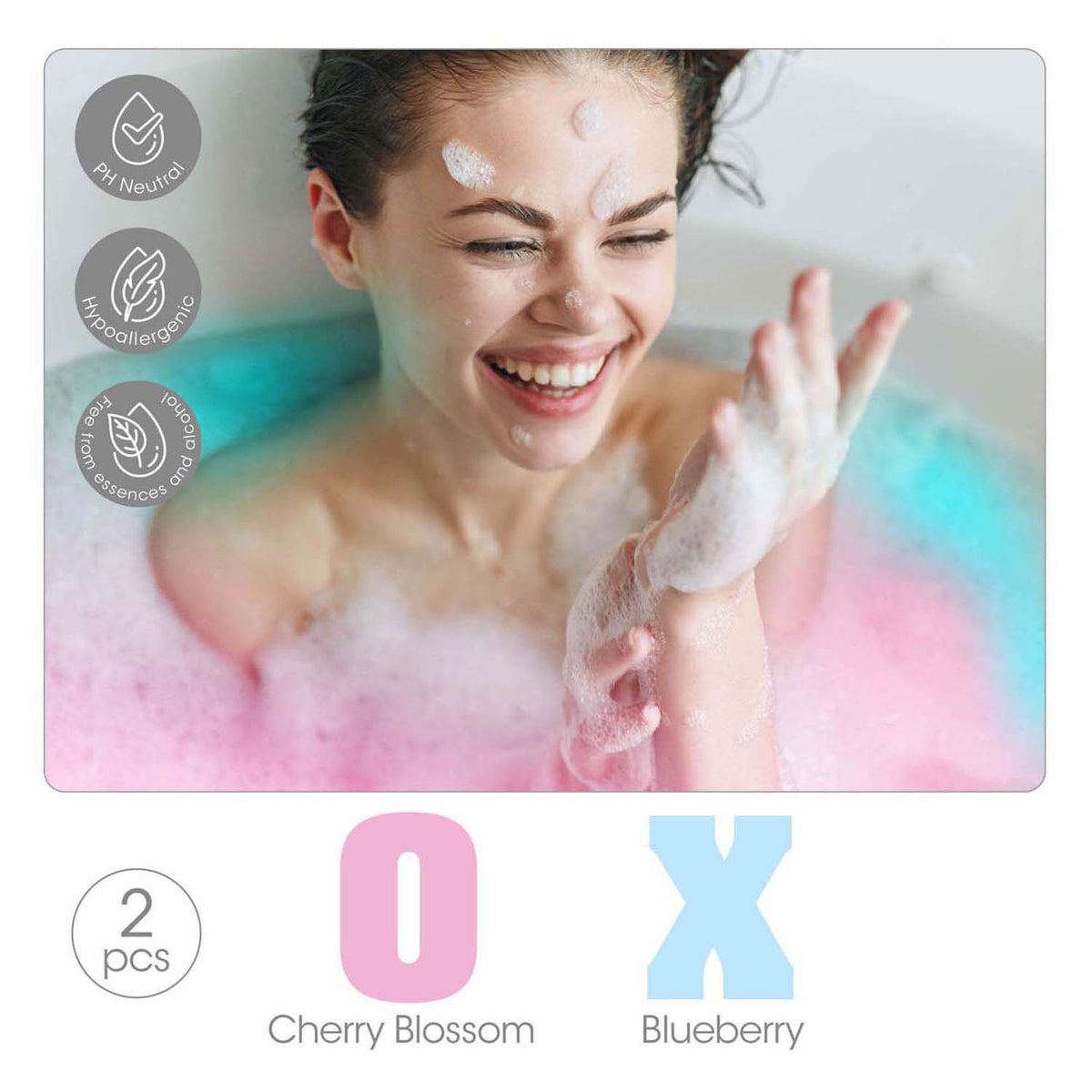 Bomba de baño, 2 uds.