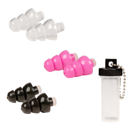 Juego de tapones para los oídos reutilizables - 3 piezas.