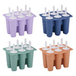 Molde para paletas, 6 paletas