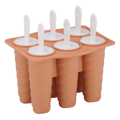 Molde para paletas, 6 paletas
