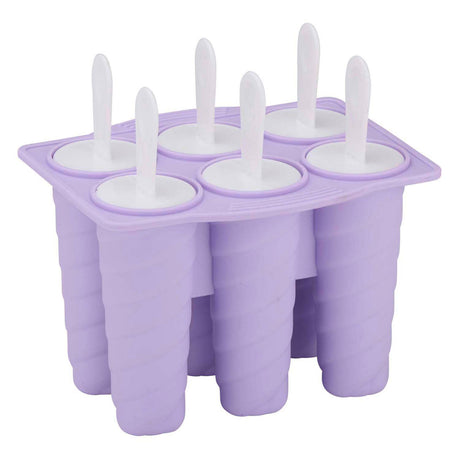 Molde para paletas, 6 paletas