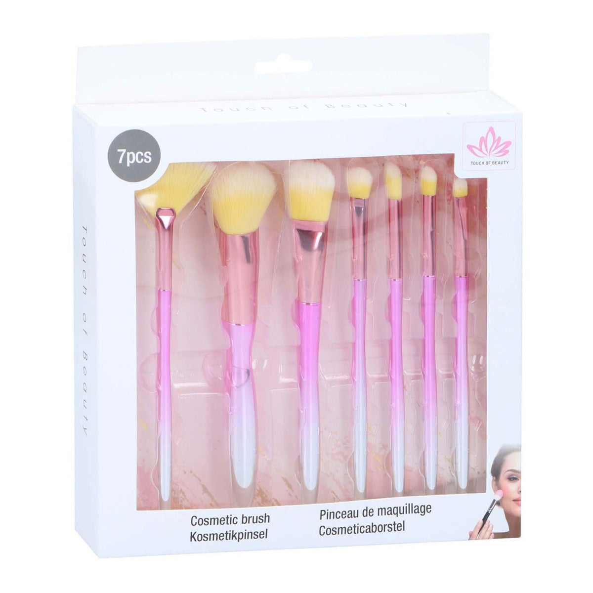 Pinceles de maquillaje, 7 uds.