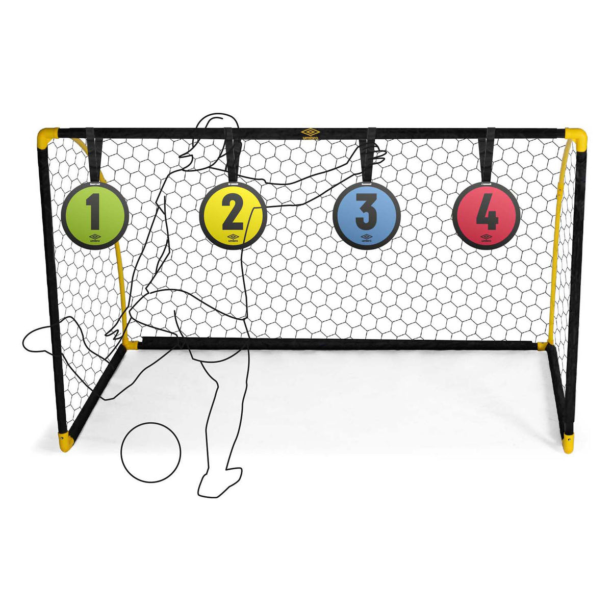 Dianas de fútbol, ​​4 uds.
