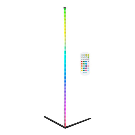 Lámpara de esquina LED Grundig con mando a distancia, 140 cm
