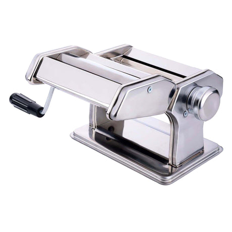 Manual para máquina de pasta Alpina - acero inoxidable - abrazadera de mesa - espaguetis, raviolis, lasaña