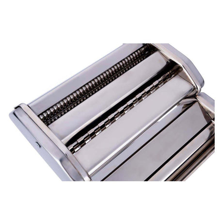 Manual para máquina de pasta Alpina - acero inoxidable - abrazadera de mesa - espaguetis, raviolis, lasaña