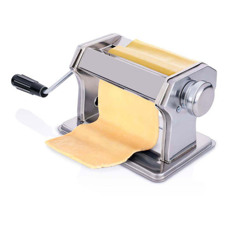 Manual para máquina de pasta Alpina - acero inoxidable - abrazadera de mesa - espaguetis, raviolis, lasaña
