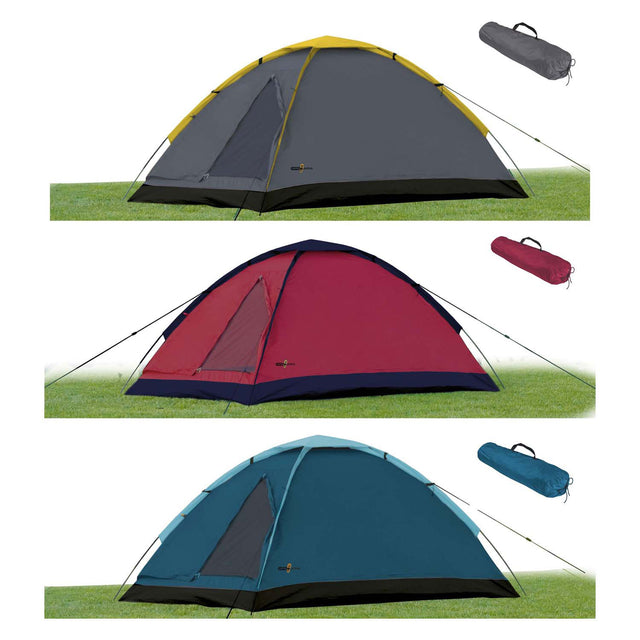 Lifetime tienda domo pequeña yosemite 2 personas 200x120cm rojo