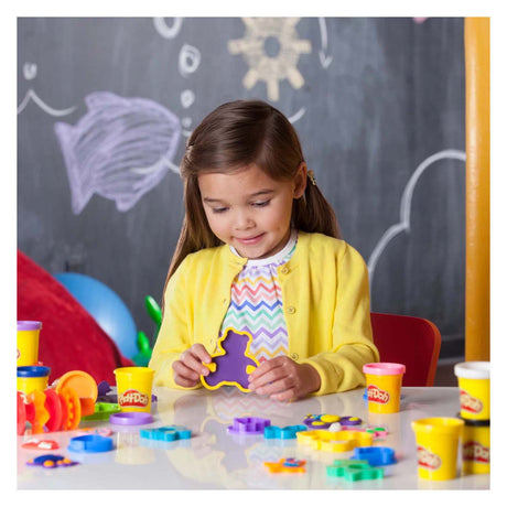 Hasbro play-doh kit de herramientas con +30 piezas 10 vasijas de barro