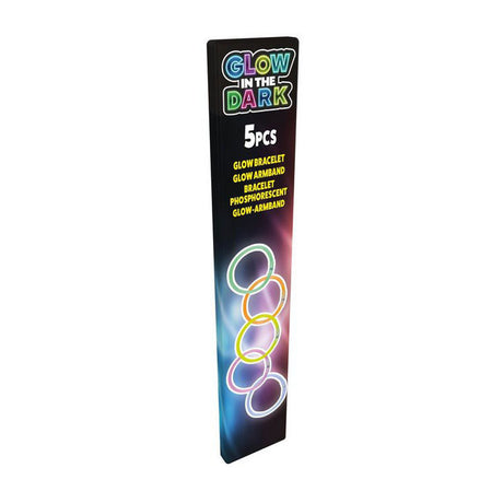 Pulseras que brillan en la oscuridad - 5 piezas