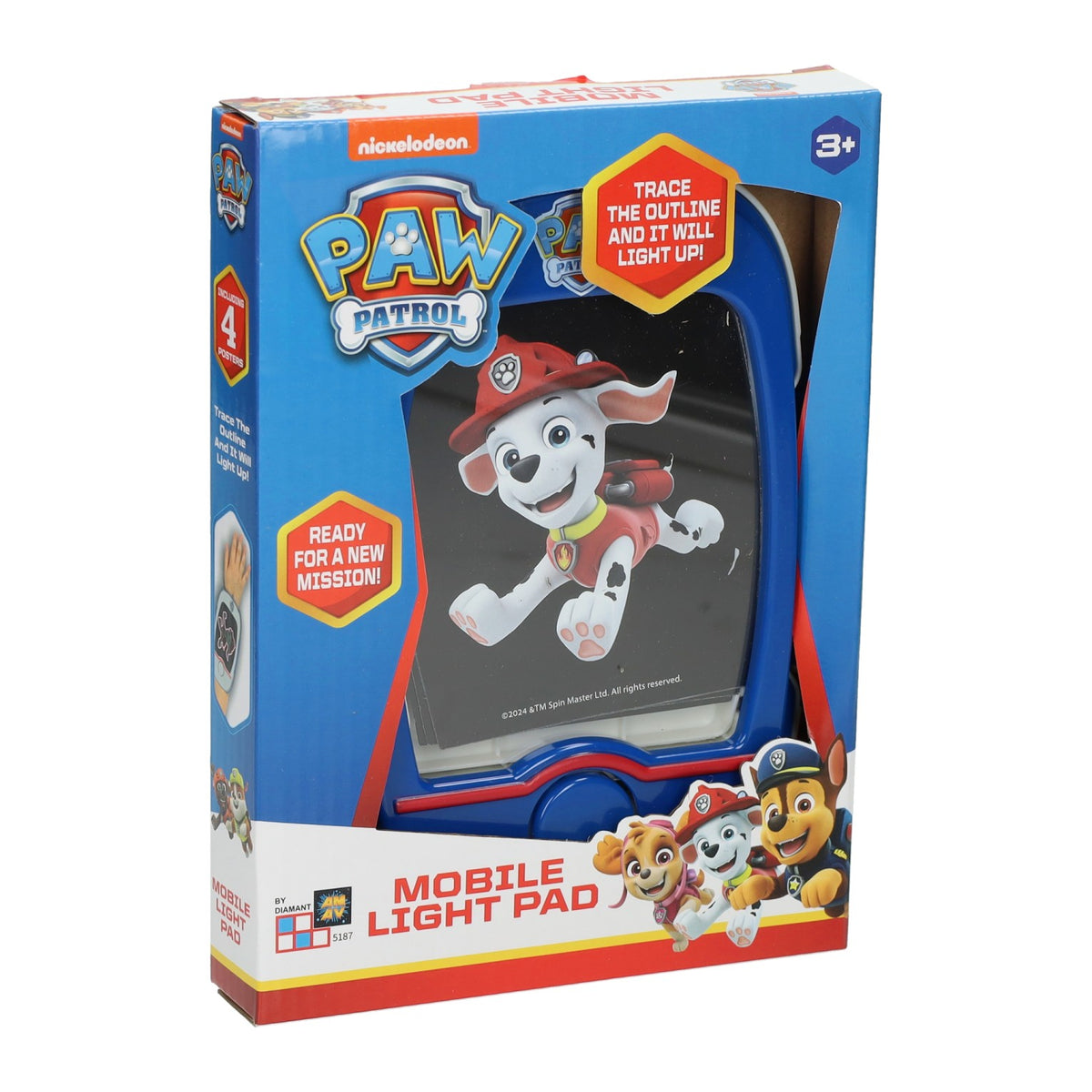 Almohadilla de luz móvil Paw Patrol