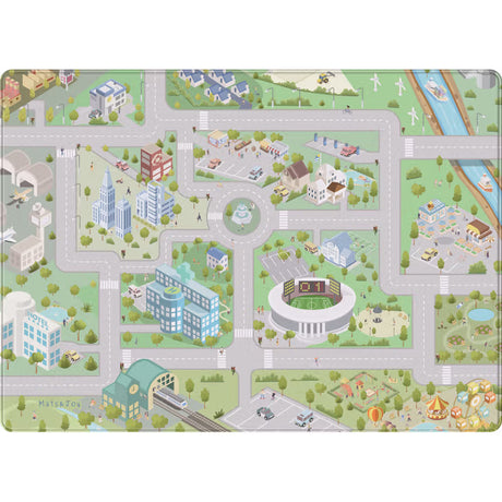 Alfombrillas amperios; joy mats alfombra de juego joy city square grande 130x180 cm
