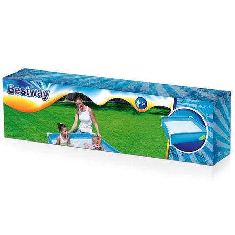 Piscina Bestway con estructura de acero, 122x122x30,5 cm