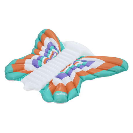 Bestway colchón de aire mariposa arcoiris