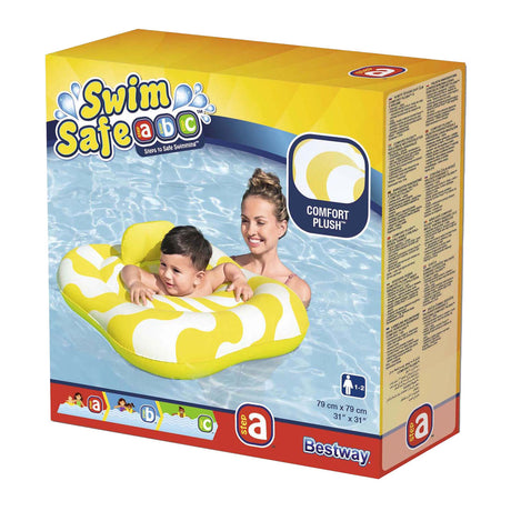 Bestway asiento de natación confort felpa bebé barco piscina 1-2 años multicolor.