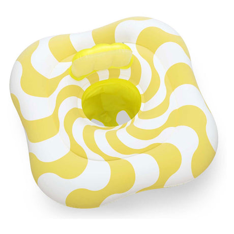 Bestway asiento de natación confort felpa bebé barco piscina 1-2 años multicolor.