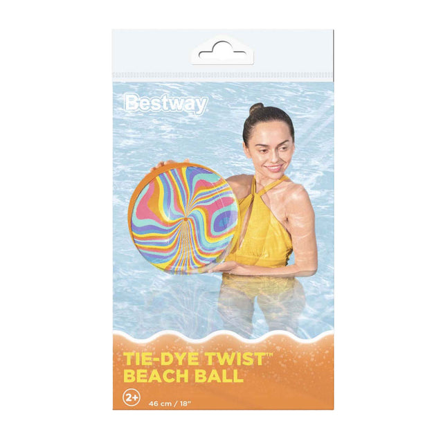 Pelota de playa Bestway con efecto tie-dye, 34 cm