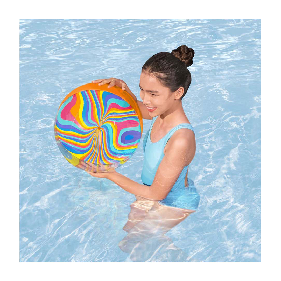 Pelota de playa Bestway con efecto tie-dye, 34 cm