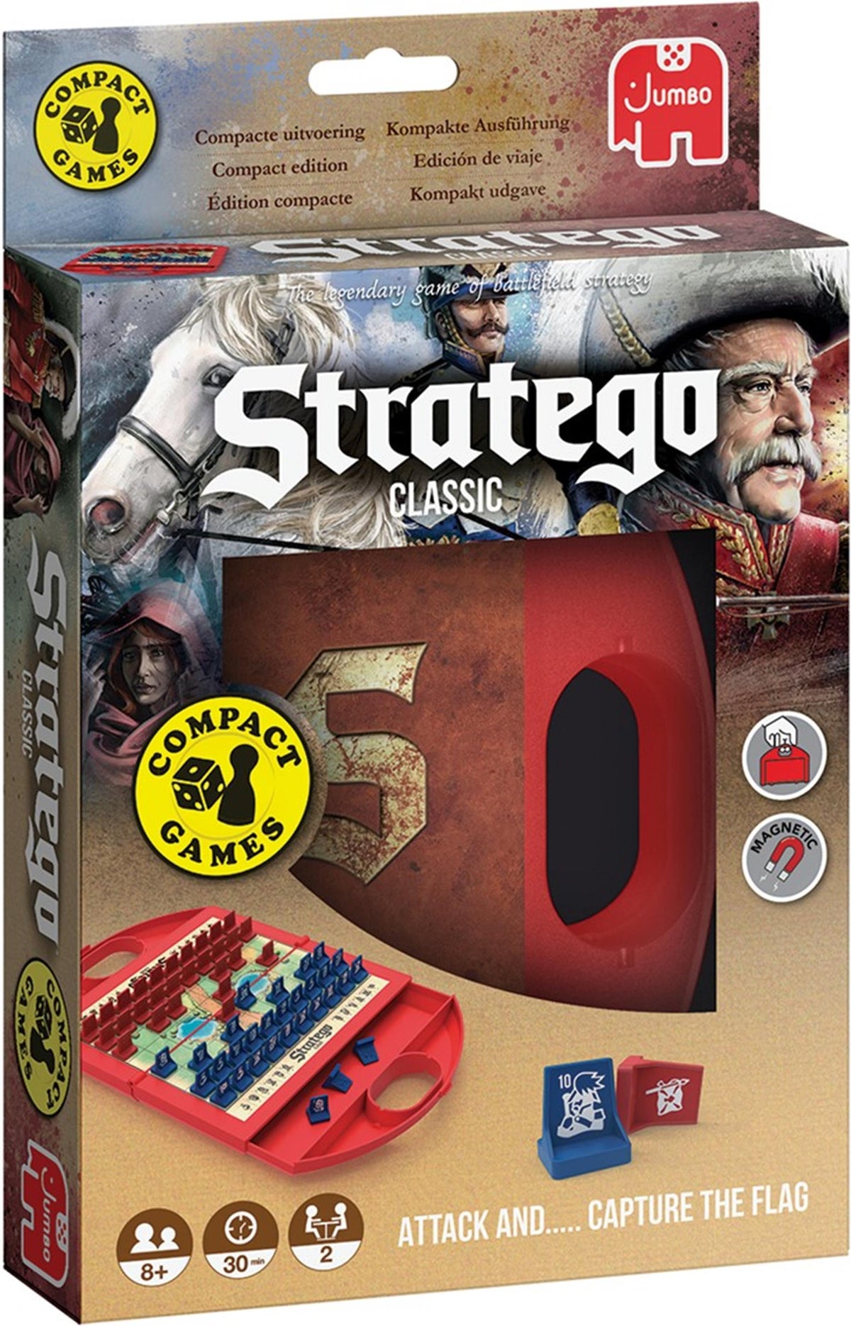 Juego de viaje compacto Jumbo Stratego