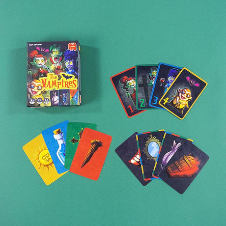Jumbo el juego de cartas de los vampiros.