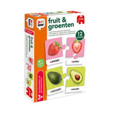 Jumbo aprendo frutas, verduras.