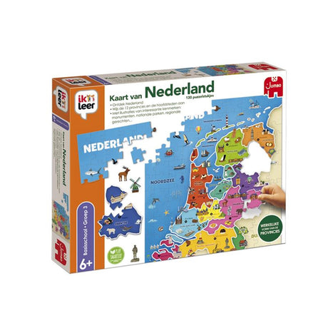 Jumbo aprendo mapa de los Países Bajos