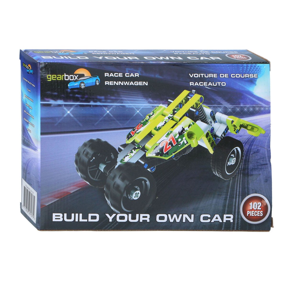 Conjunto de construcción de automóviles.