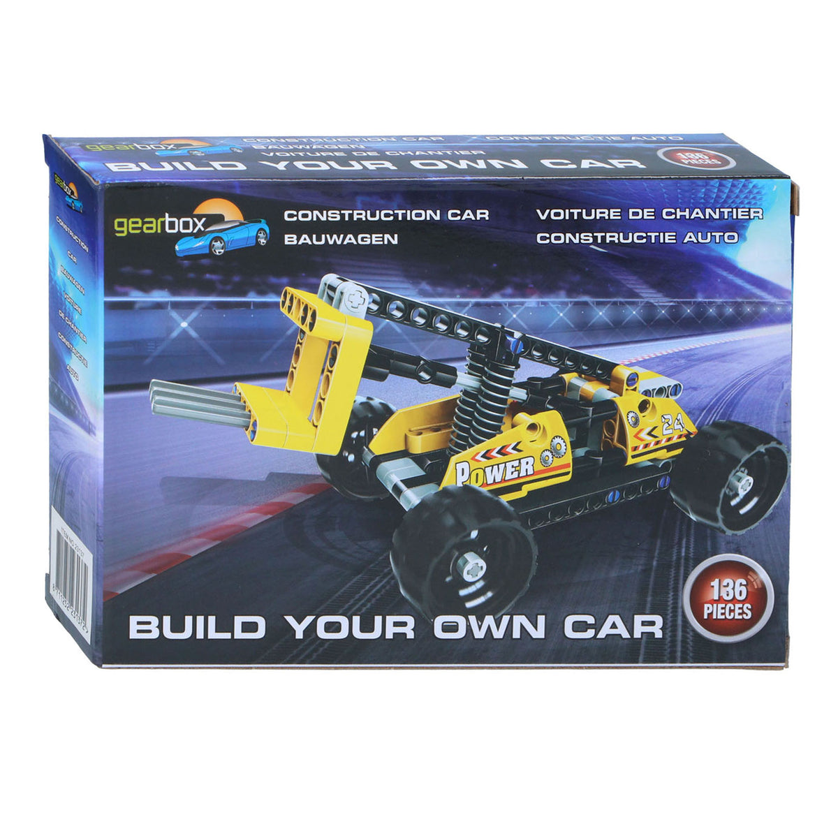 Conjunto de construcción de automóviles.