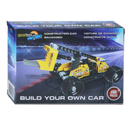Conjunto de construcción de automóviles.