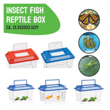 Caja para insectos con tapa sin marca sin marca - Caja para insectos de plástico transparente de 1,8 litros.