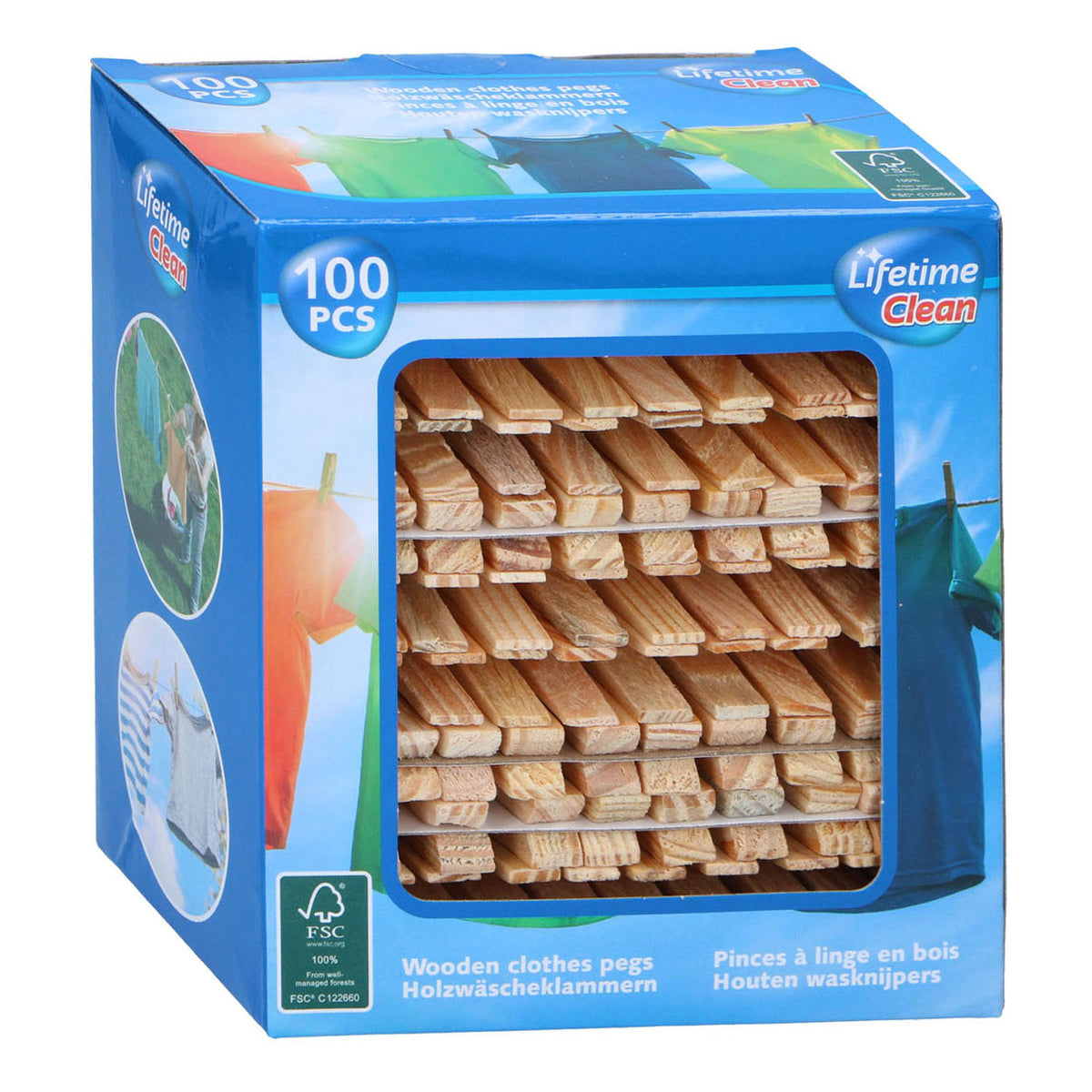 Ropa de madera, 100.