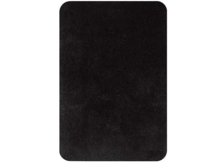Alfombra de baño holandesa caen 60x90cm negra