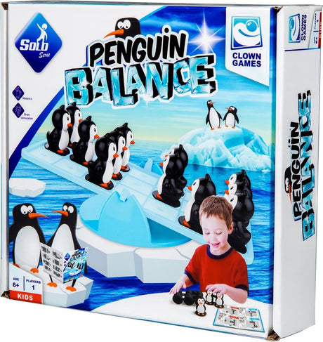 Juegos de payasos de Van der Meulen: juego de equilibrio de pingüinos