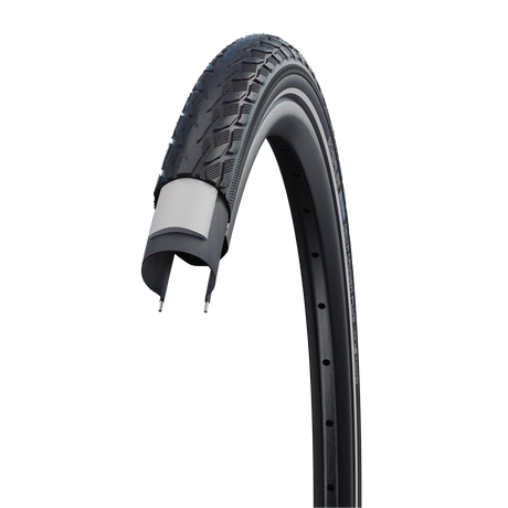 Schwalbe Delta Cruiser más 28x15 8x13 8 37-622 28x1.40 Reflejo negro