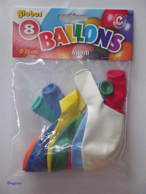 Globos super globos ø35cm bolsa de 8uds.