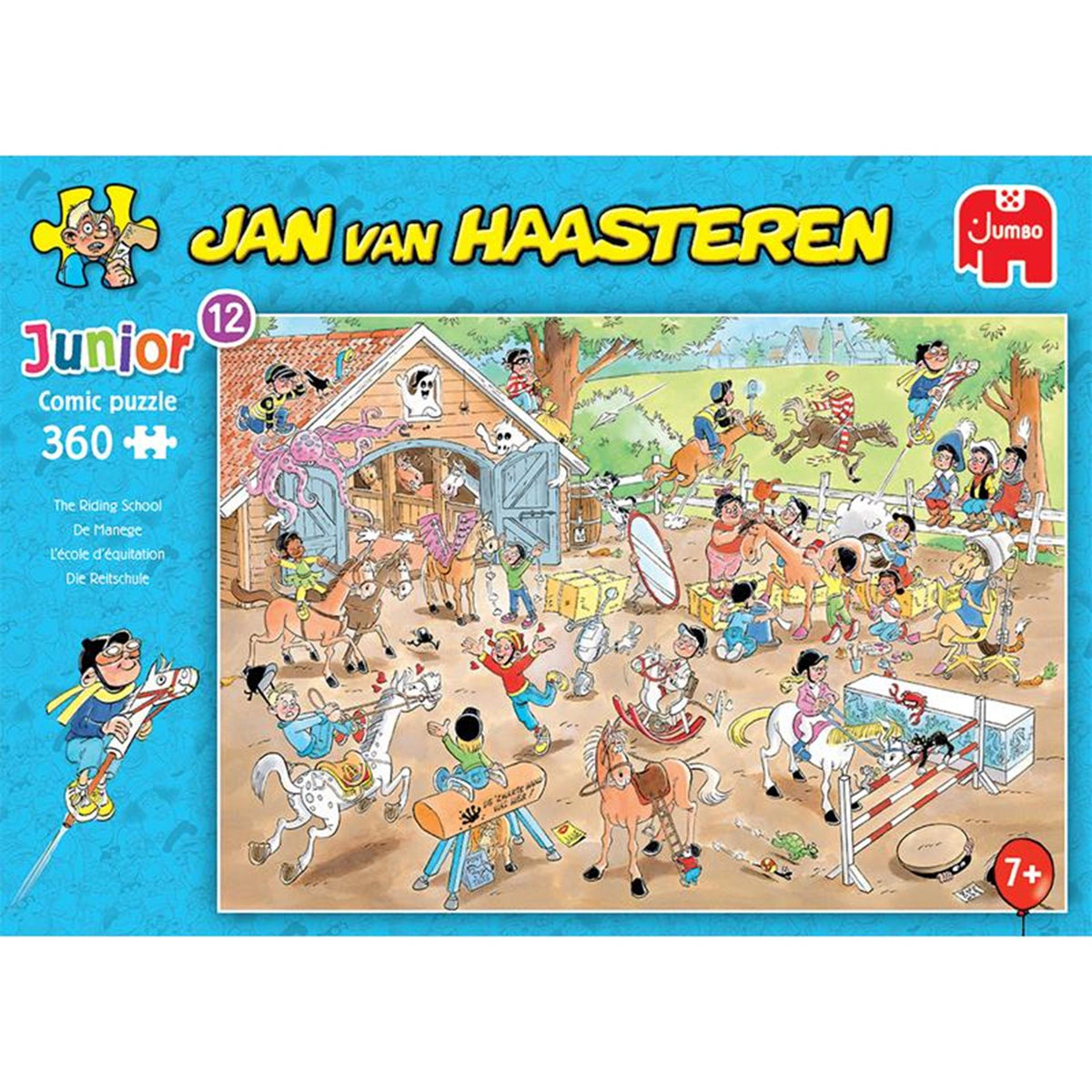 Jumbo jan van hasteren junior puzzle sku 12 360pzs la escuela de equitación
