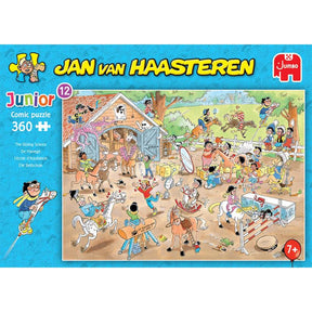 Jumbo jan van hasteren junior puzzle sku 12 360pzs la escuela de equitación