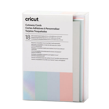Cricut • tarjetas recortadas pastel r10