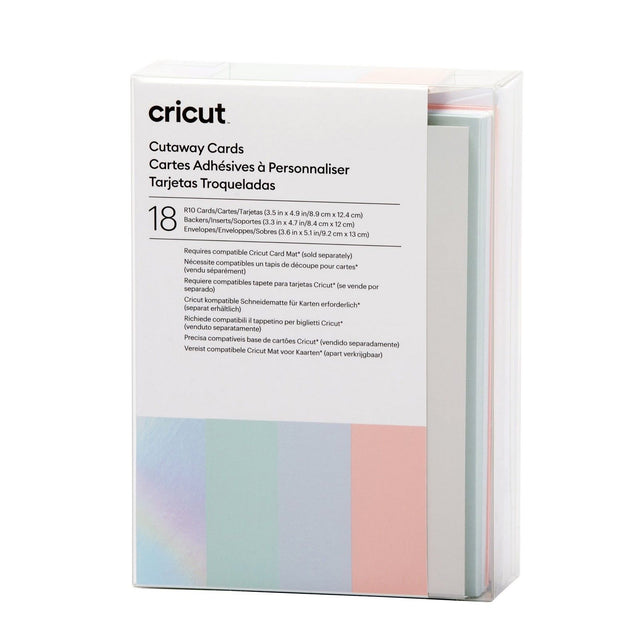 Cricut • tarjetas recortadas pastel r10