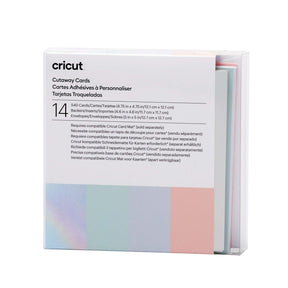 Cricut • tarjetas recortadas pastel s40