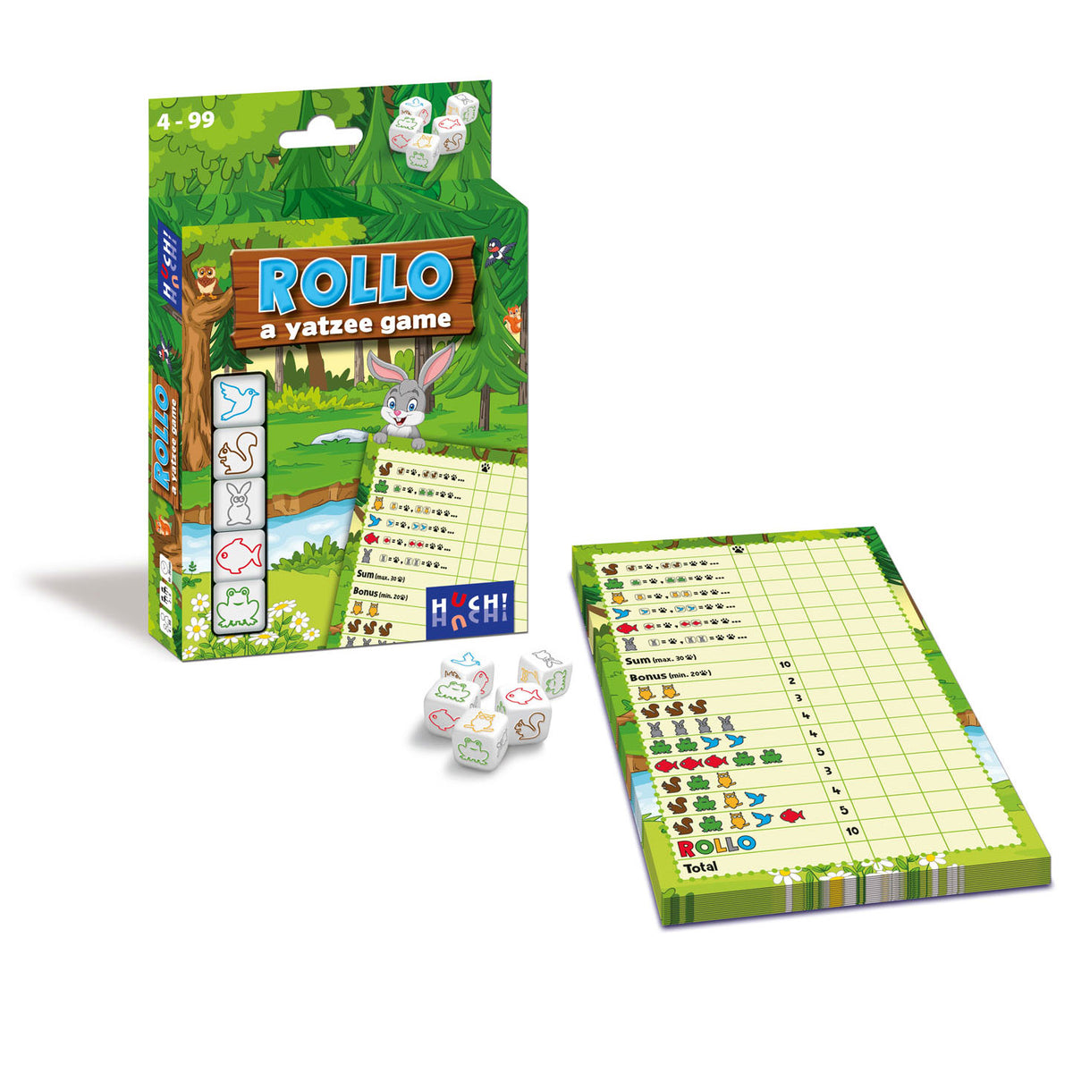 Asmodee rollo - animales yatzee
