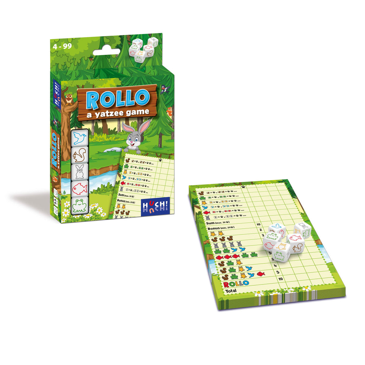 Asmodee rollo - animales yatzee