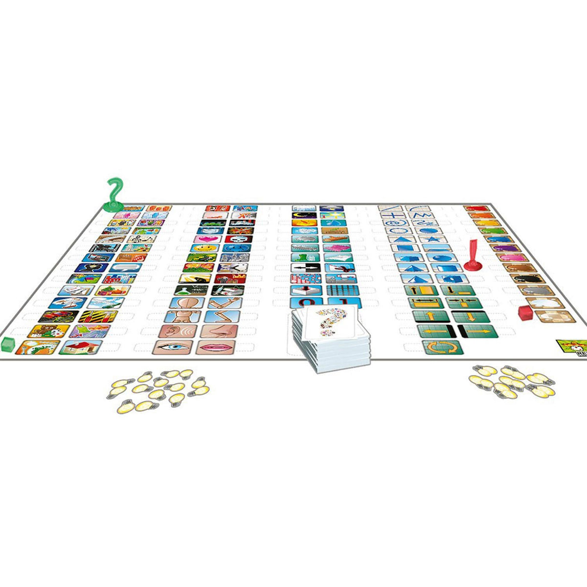 Juego de mesa conceptual de producción de repositorios