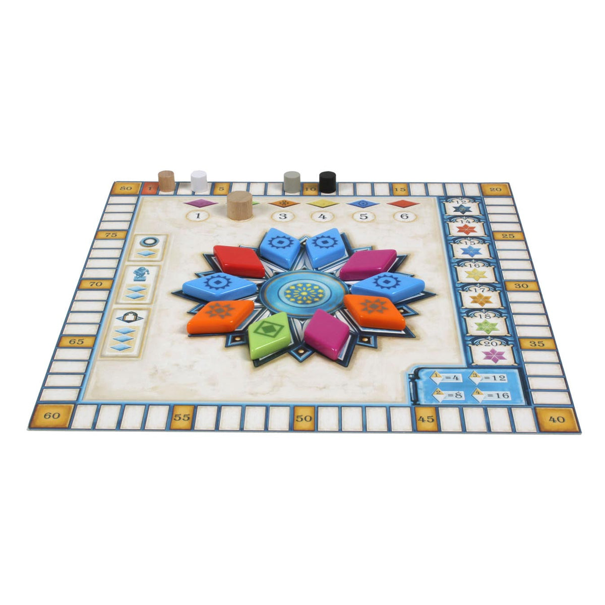 Juegos de siguiente movimiento - pabellón de verano azul - juego de mesa - adecuado para 2-4 jugadores