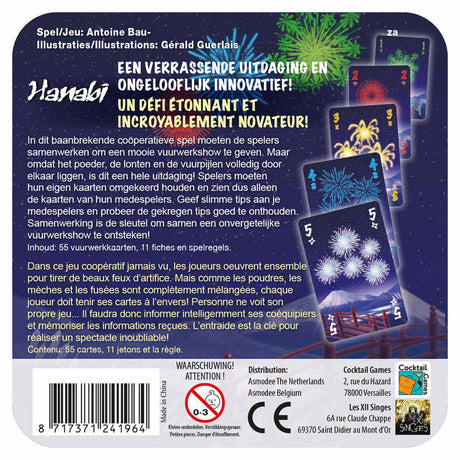 Actualización del vaso de vela Asmodee hanabi