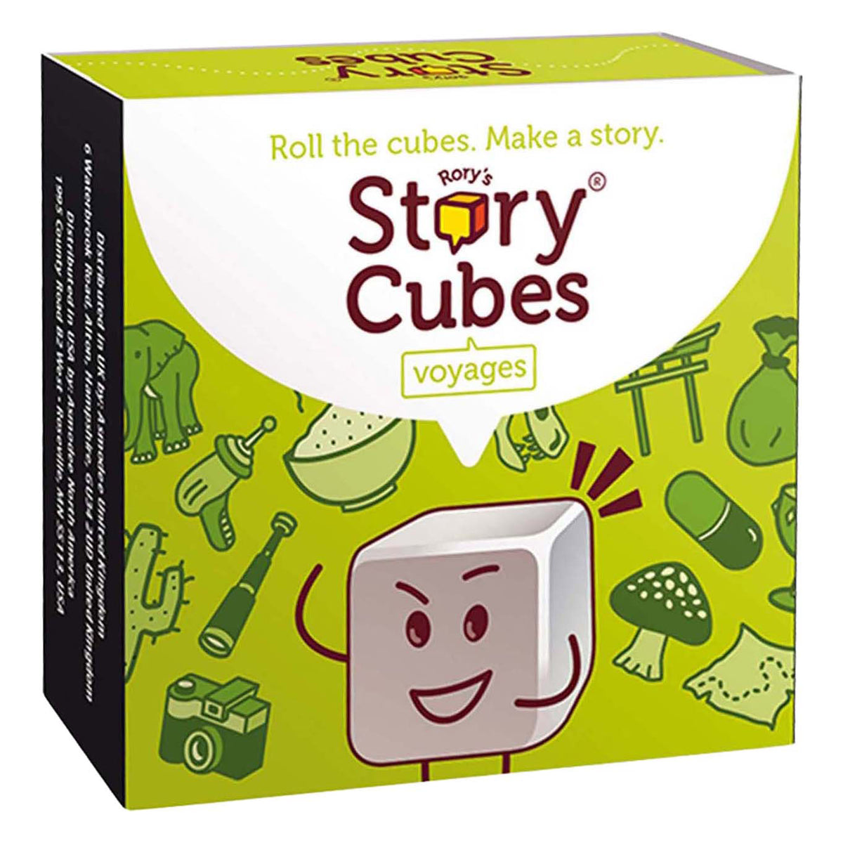 Los viajes de los cubos de la historia de Asmodee Rory.