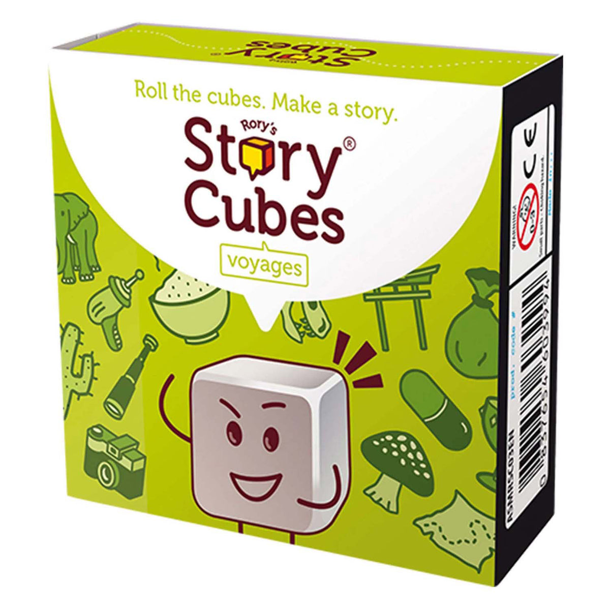 Los viajes de los cubos de la historia de Asmodee Rory.