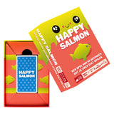 Juego de cartas de salmón feliz